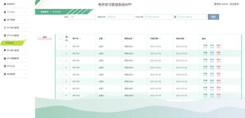 精品基于uniapp springboot考研学习管理系统app