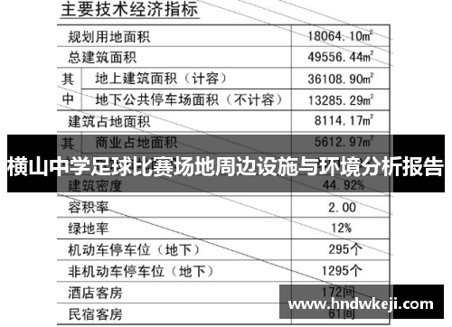 横山中学足球比赛场地周边设施与环境分析报告